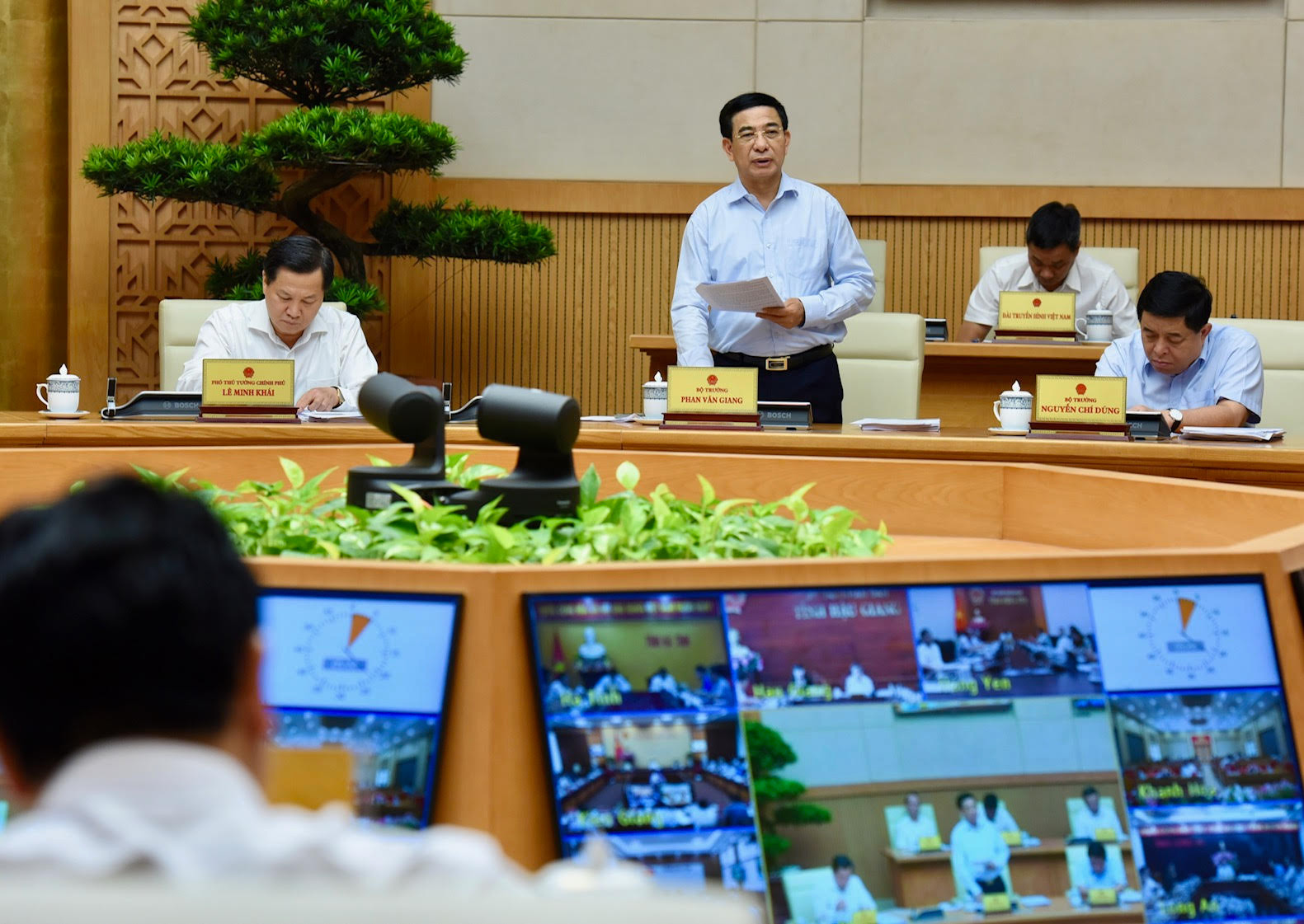 Bộ trưởng Quốc phòng Phan Văn Giang phát biểu.